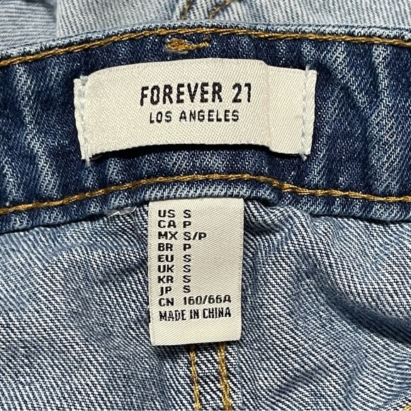 Forever 21 Distressed Denim Skirt - Picture 5 of 7